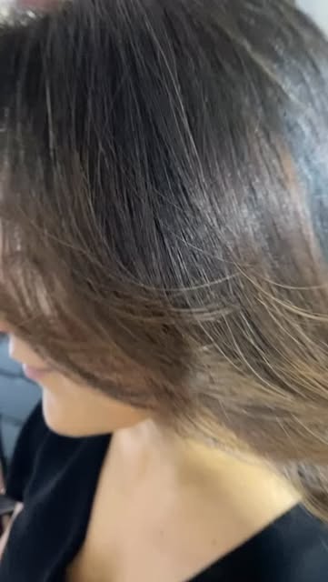 Detalle del cabello trabajado en el studio
